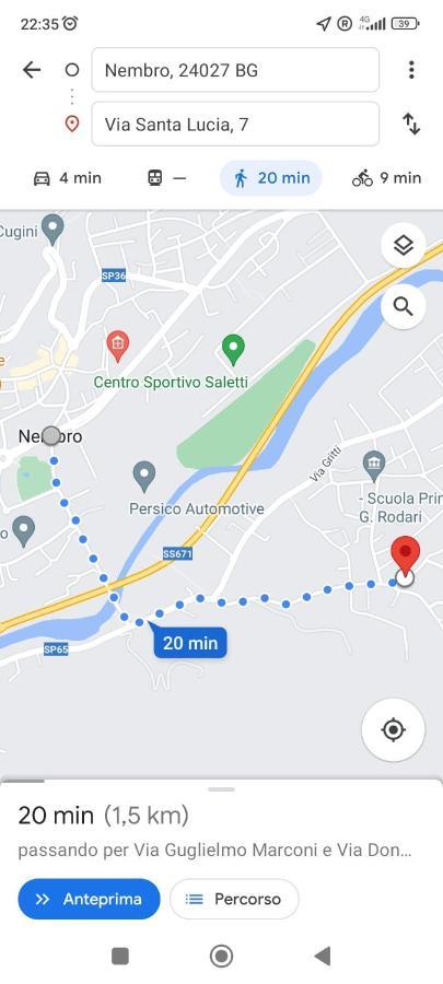 Entire Flat, Independent Entrance, 20 Mins To Bgy - Bergamo Milan Airport Nembro Exterior photo